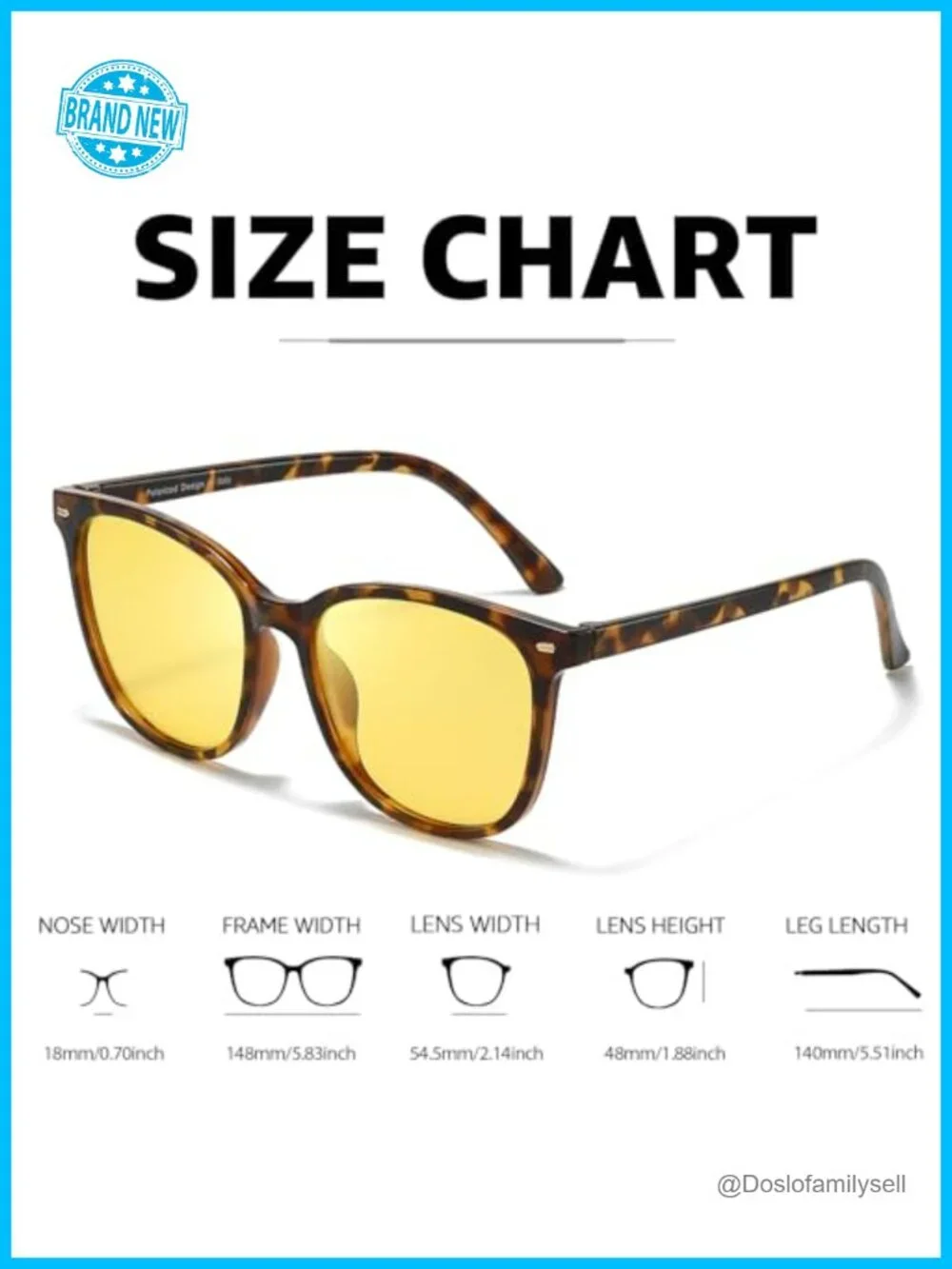 Polarized Night Driving Glasses for Women, Anti-Glare Yellow Lens